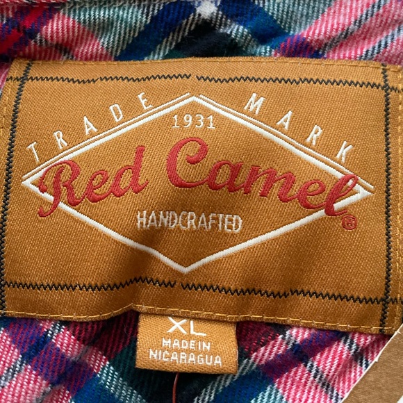 NWT Men’s Size XL Red Camel Button Down Shirt - Picture 16 of 16